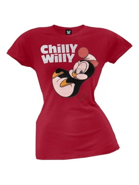 Chilly Willy Penguin Funny Cartoon Character Cooler Than You Adult T-Shirt Tee